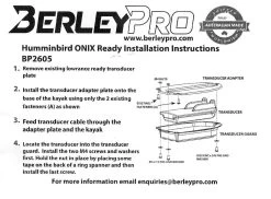 BerleyPro Humminbird HDI Ready Transducer Mount - Disc -Best Boating Shop berleypro humminbird hdi ready transducer mount di 6