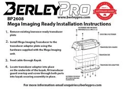 BerleyPro Humminbird Mega Transducer Mount -Best Boating Shop berleypro humminbird mega transducer mount 3