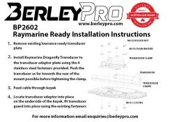 BerleyPro Raymarine Ready Transducer Mount - Disc -Best Boating Shop berleypro raymarine ready transducer mount disc 3