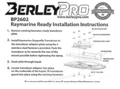 BerleyPro Raymarine Ready Transducer Mount - Disc -Best Boating Shop berleypro raymarine ready transducer mount disc 4
