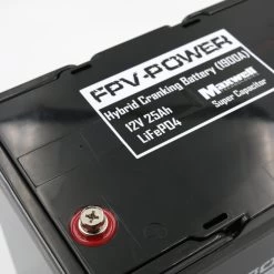 FPV-Power 12V 25Ah LIFEPO4 Hybrid Cranking Battery -Best Boating Shop fpv power 12v 25ah lifepo4 hybrid cranking battery 2