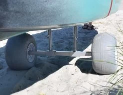 Malone Traverse TRX-S Bunk Style Canoe/Kayak Cart (With Balloon Beach Tires) -Best Boating Shop malone traverse trx s bunk style canoe kayak cart 5