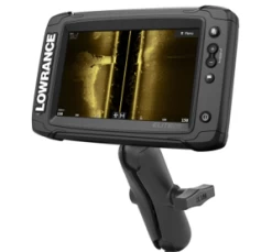 RAM Mounts Lowrance Elite-5 & Elite-7 Ti Double Ball Mount F 1.5" No Base -Best Boating Shop ram mounts lowrance elite 5 elite 7 ti double ball 3