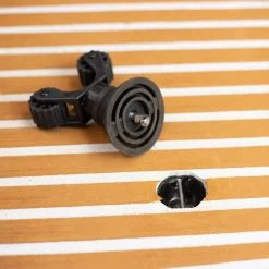 Yak-Attack Paddle Holder Leash Plug Adapter Mount With Rubber Base