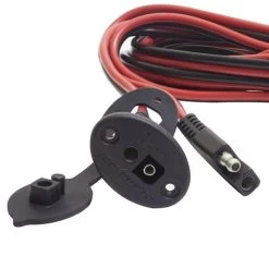 YakPower Power Port With 144" (12') Wire & SAE Connector -Best Boating Shop yakpower power port with 144 12 wire sae connector 2